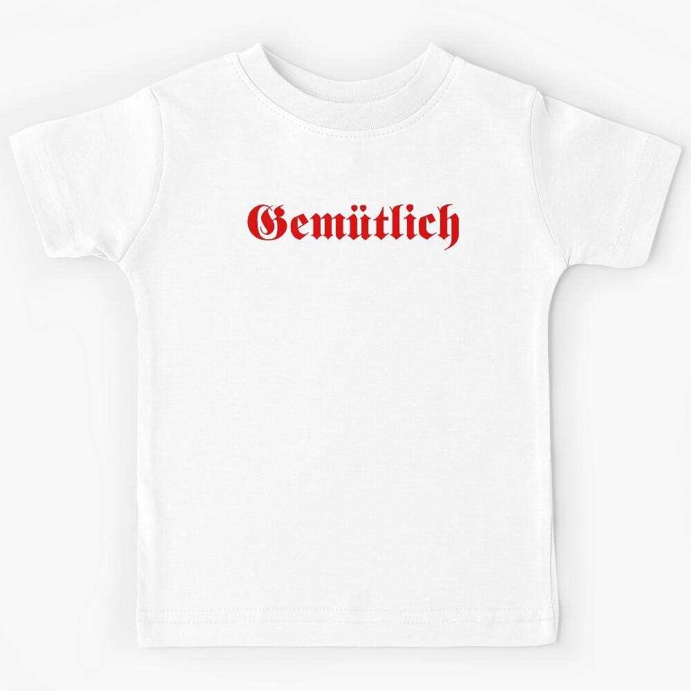 Gemütlich - Cozy - German Vocabulary Kids T-Shirt 110