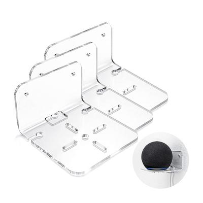 3PCS Acryl Wandregal Universal Kleberegale für Monitor Kameras Lautsprecher Kleines Float Regal