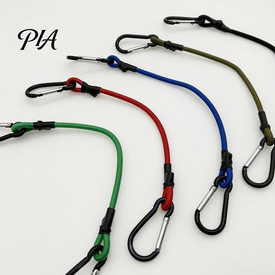 Multi Purpose Bungee Straps for Daily Use Cord with Metal Hooks, Elastic Rope Durable Secure Heavy Duty Cords Hooks Strap, Flexible Fastening