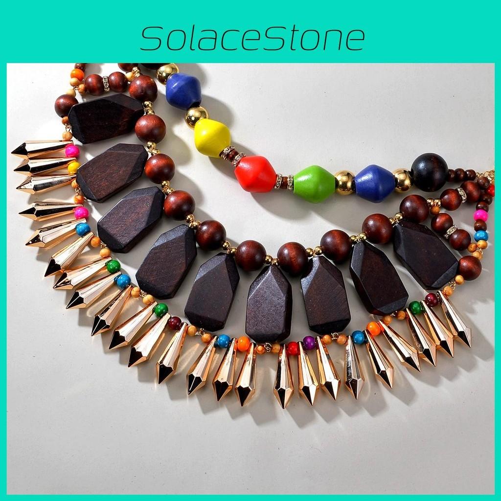 Bohemian Unisex Style Beaded Jewelry Set With Alloy Pendant And Drop Shapes For Wardrobe Summer