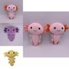 Kawaii Axolotl Plush Doll For Kids Soft And Cuddly Cartoon Character Toy Pillow