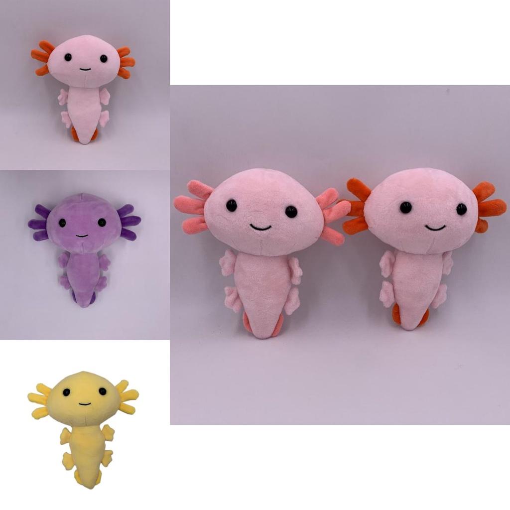Kawaii Axolotl Plush Doll For Kids Soft And Cuddly Cartoon Character Toy Pillow