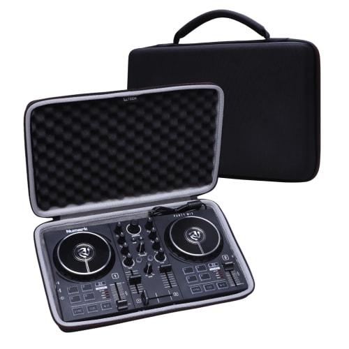 LTGEM DJ Mixer Case for Numark Party Mix II or Hercules DJControl Mix Ultra DJ Controllers, Internal Dimensions: 13.5 X 8.3 X 1.2 Inches (Case Only)