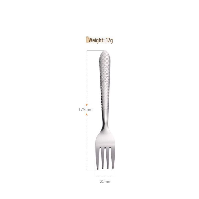 Zhishi Fish Scale Stainless Steel Cutlery Set