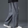 Men's Casual Corduroy Velvet Pants: Autumn/Winter Loose Straight Trousers