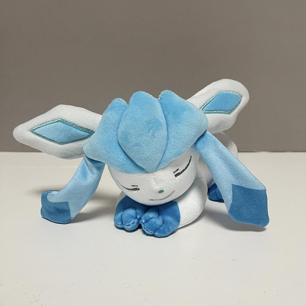 New Sleeping Plush Toy Eevee Evolution Glaceon Leafeon Sylveon Plushies Doll Gifts