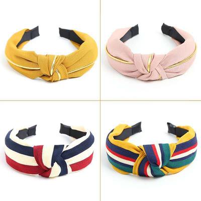 4 Pieces Fabric Knotted Hair Bands
