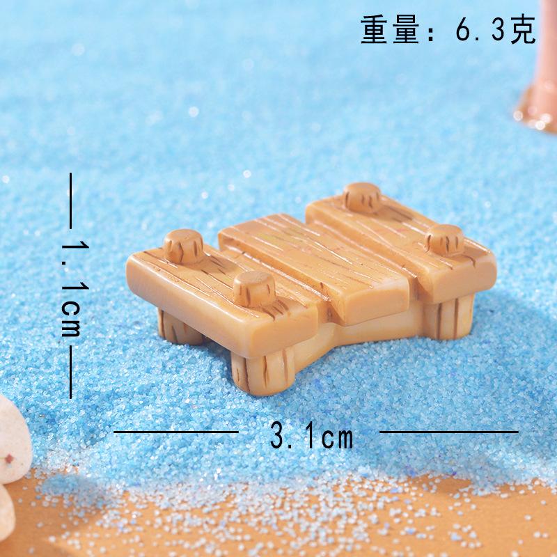 Resin Lighthouse Beach Figurine, Micro Landscape Ornament for Aquarium Decor, DIY Fish Tank Terrarium Accessory
