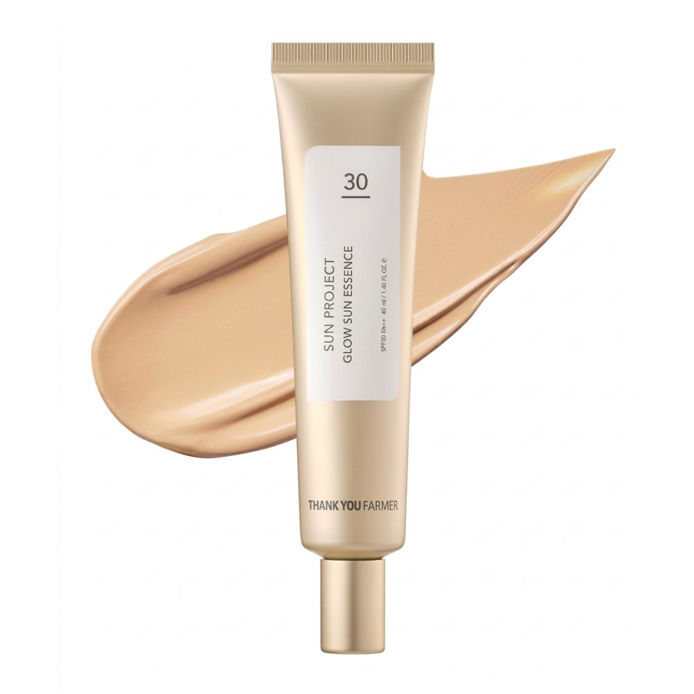 

THANK YOU FARMER Sun Project Glow Sun Essence SPF50+ PA+++ 40ml - Shimmering Radiance