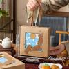5pcs Mooncake Packaging Box Mid-Autumn Festival Mooncake Packing Material Square Moon Cake Tray Moon Festival Gift Container Box