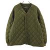 DUTCH ARMY 70s Vintage Liner Quilted Jacket 96-100 Khaki Military Men's Used