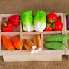 Mini Figurines de Légumes en Résine Minuscules Figurines de Légumes Artificiels Tomates Carottes Aubergines Faux Réalistes Décoration pour Loisirs Créatifs DIY Garniture de Gâteau