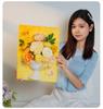 Meike Creative DIY French Flower Painting Activity: Handmade Fun for Parent-Child and Team Art Salon