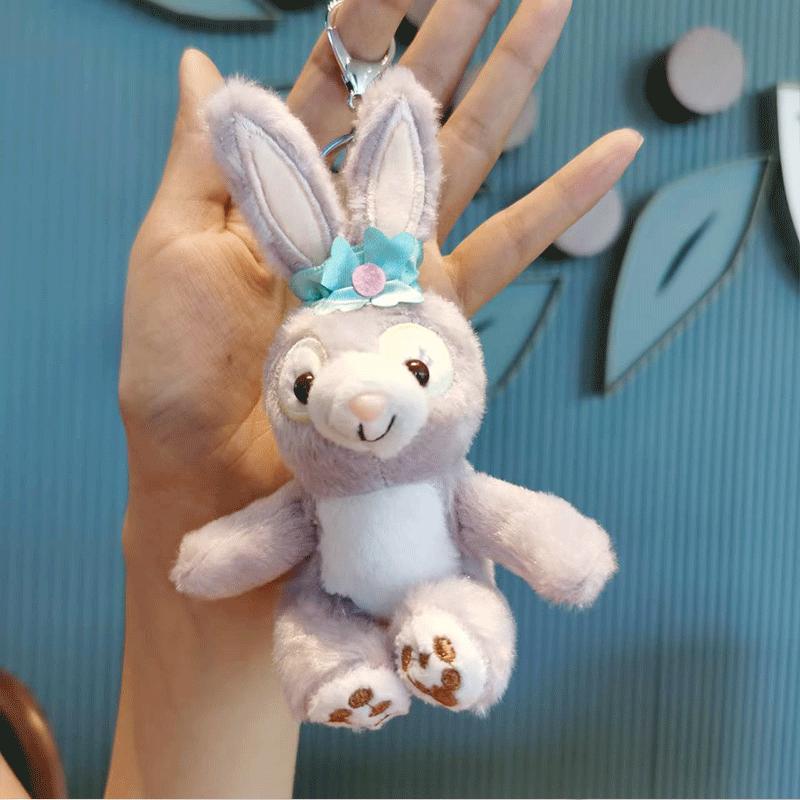 Adorable Bunny Plush Keychain Cartoon Doll Backpack Charm Cake Gift Bouquet