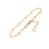 304 Stainless Steel Anklet Gold Color Chain Anklets For Women on the foot Jewelry Summer Party leg Gifts Adjustable ,1 Piece