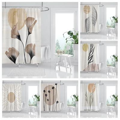 Vodotěsné látkové sprchové závěsy Koupelnové závěsové doplňky 180x200 Koupelnový závěs do sprchy 240*200 severská boho dekorace