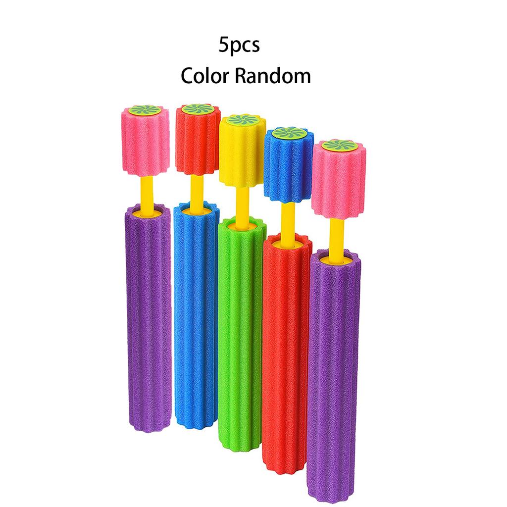Plum Schaum Wasserpistole EVA Wasserpistole Pull Typ Outdoor Strand Wasserspielzeug Kinder Show Wasserpistole Hand Pull Sommer Farbe zufällig