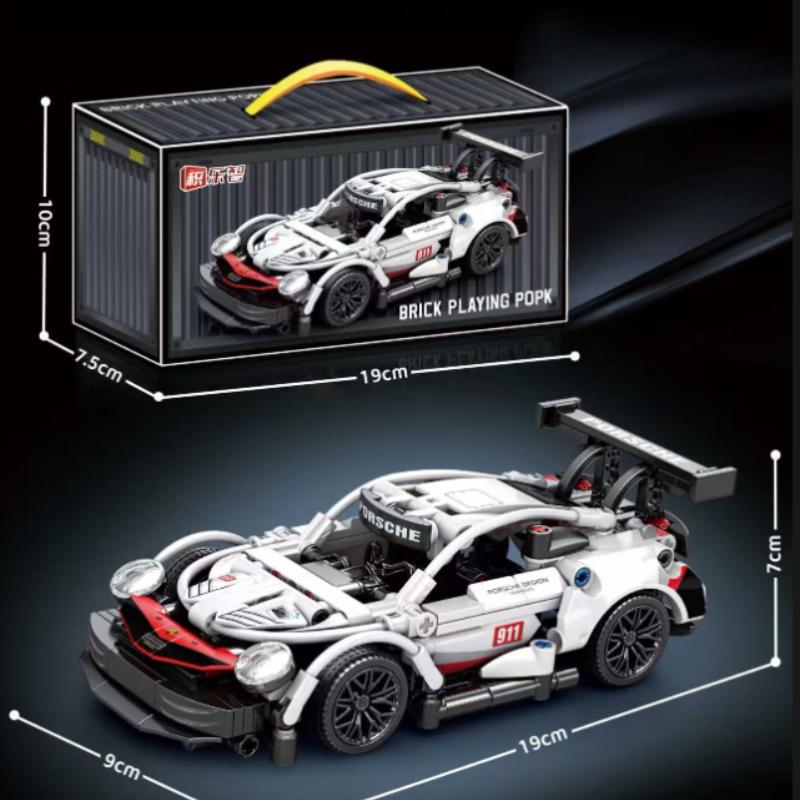 Teknik Yarış Spor Araba Model Yapı Taşları Şehir Mekanik Hız Aracı Süper Araba Tuğla Yapboz Oyuncaklar Çocuk Yetişkin Hediye