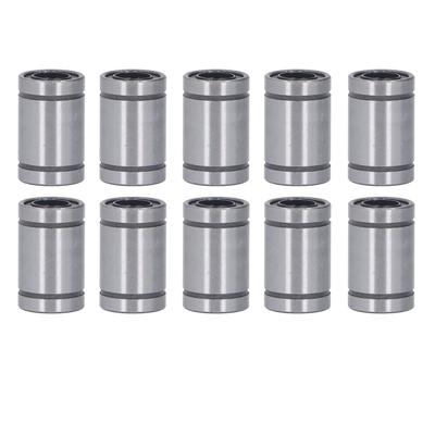 10PCS Linear Motion Ball Bearing Alloy Steel Wear Resistant Low Noise Linear Bearing for Solar