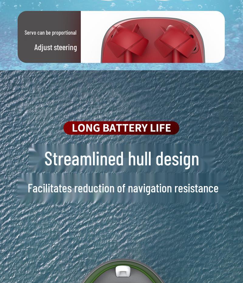 High-Power Dual-Motor Remote Control Tugboat with Extended Battery Life and Lights