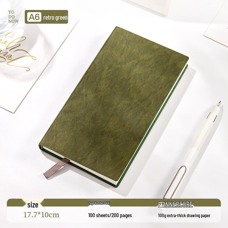 A6 Minimalist Retro Pocket Notebook Planner
