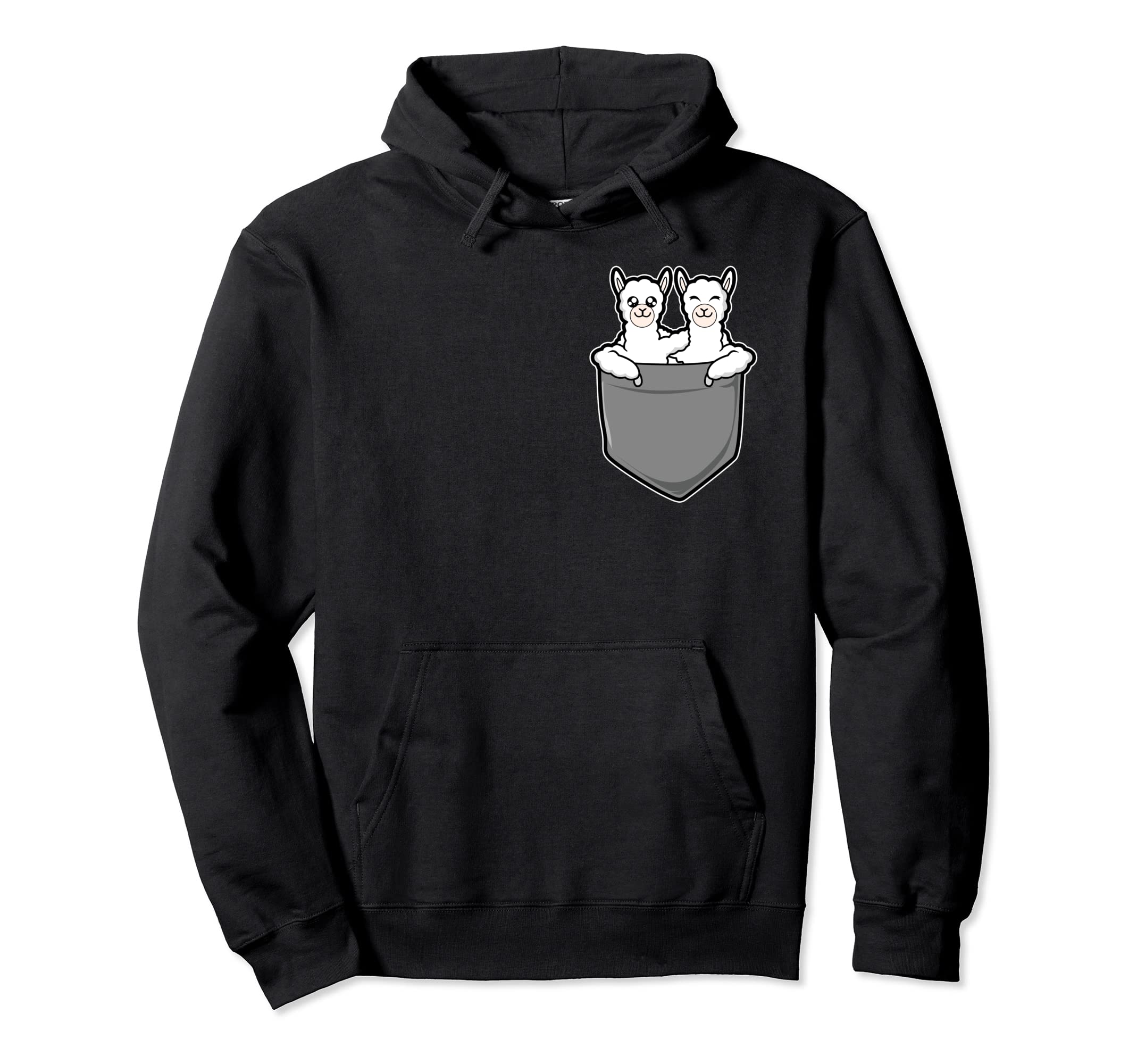 

Alpaca Llama in Your Bag Chest Pocket Llama Alpaca Parka