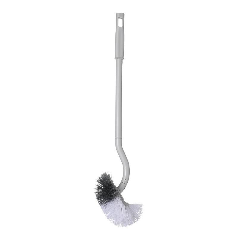 Huisi Bathroom Soft Bristle Cleaning Brush Wall-mounted Elbow Toilet Brush No Dead Ends Long Handle Toilet Brush Toilet Brush