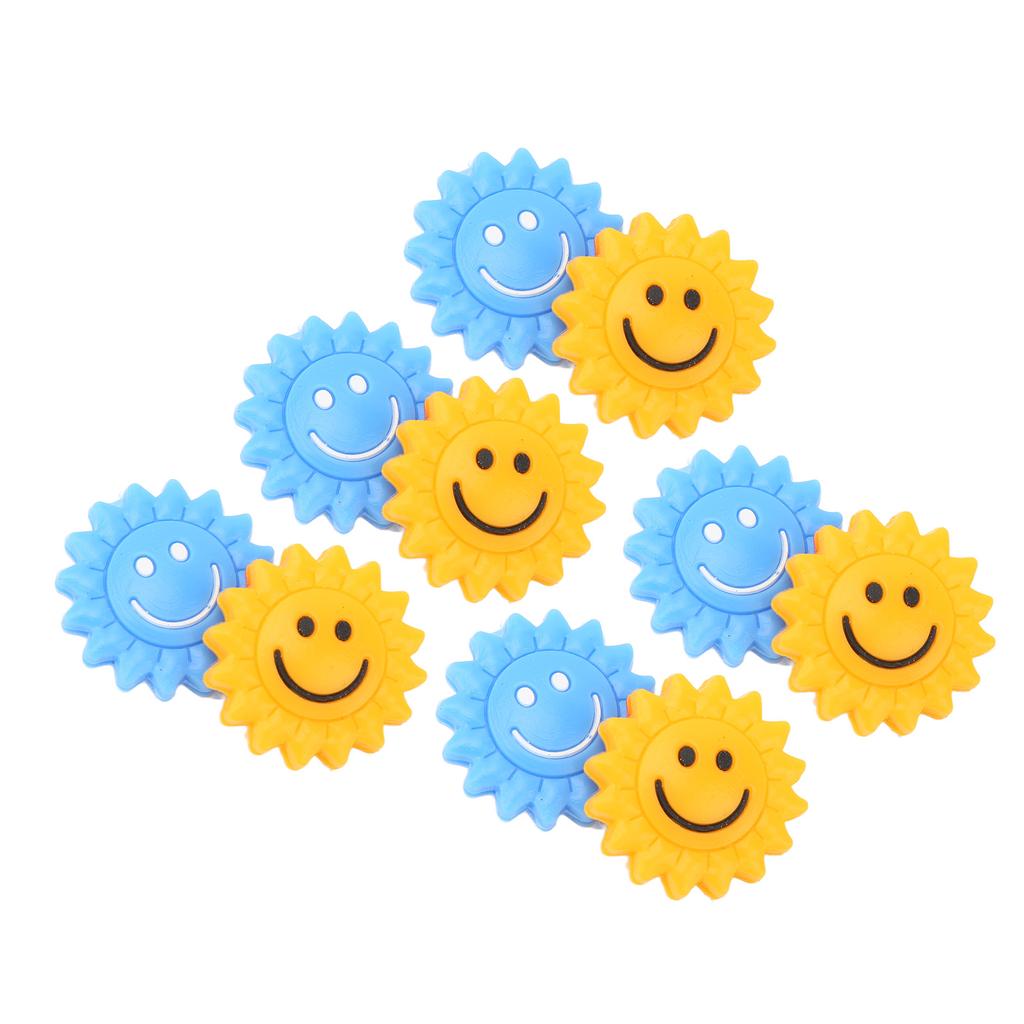 10Pcs Silicone Tennis Racket Vibration Dampeners Sunflower Tennis Racket Shock Absorber
