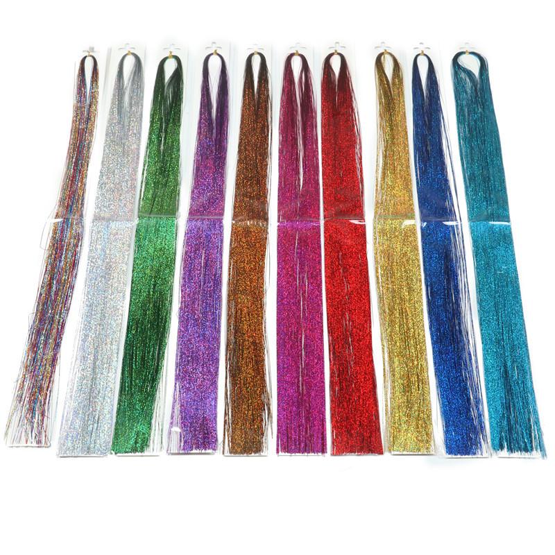 Buy Shiny Sparkle Hair Tinsel Kit Rainbow Women Colorful Glitter Bling