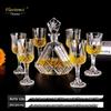 Flavinmci Diamond Stemmed Wine Glass Set