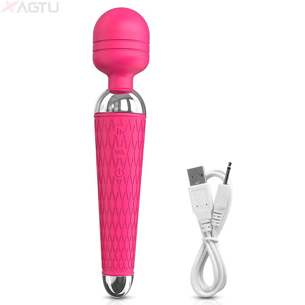 Powerful AV Vibrator for Women Clitoris Stimulator Nipple G Spot Magic-Wand Dildo Female Vibrating Masturbation Adult Sex Toys