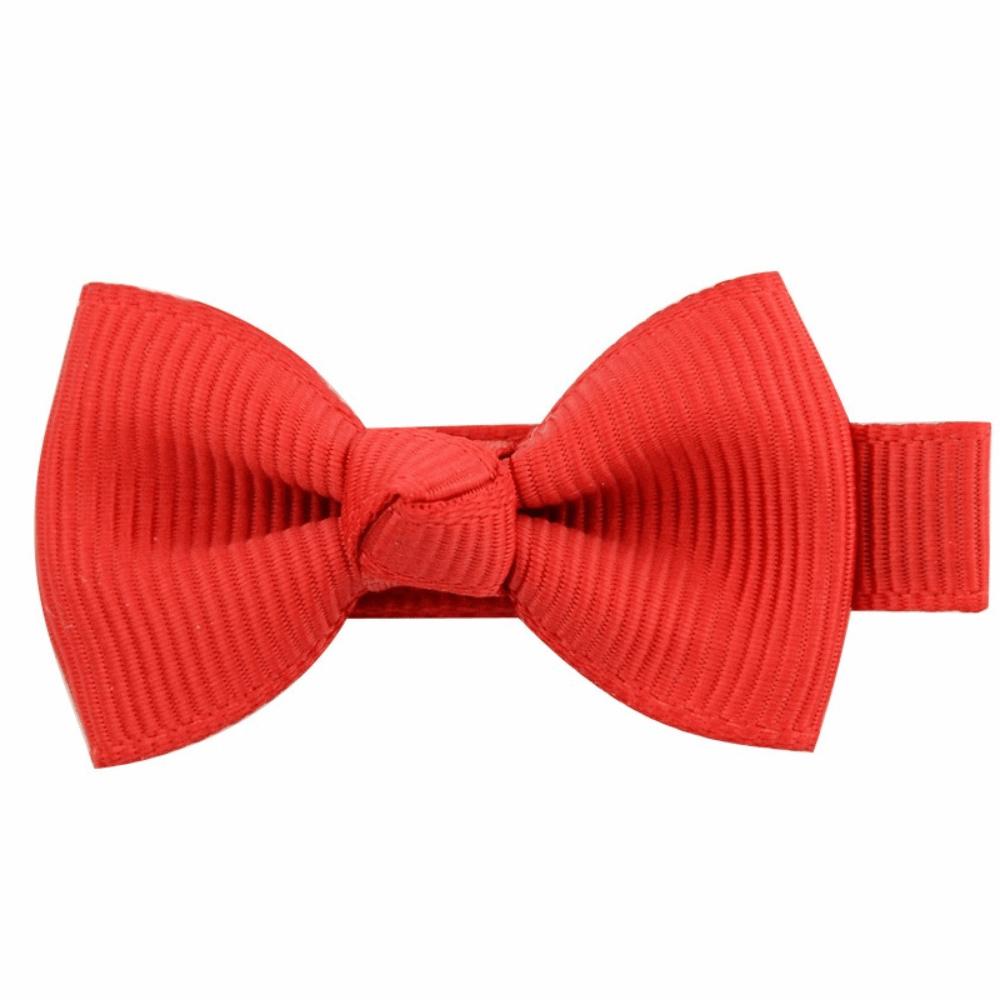 Accessories Mini Hair Bows Hair Clips Ribbon Cute Hair Bows Solid Color Head Claw Girls