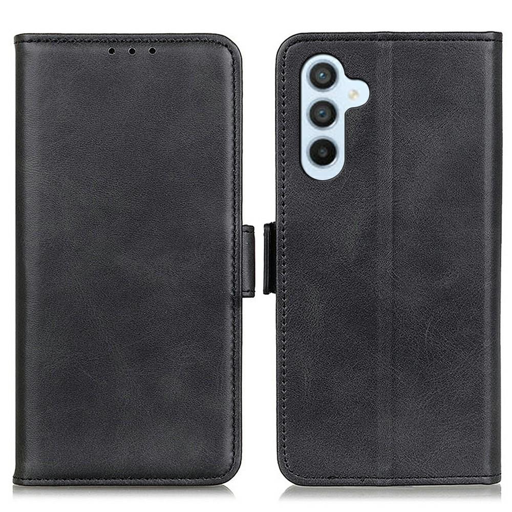 For Samsung Galaxy S26+ Case Stand Cowhide Texture PU Leather Phone Cover