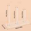 1pc Acrylic Hair Ribbon Organizer Multipurpose Jewelry Hair Loop Storage Rack Hair String Display Rack Transparent Headband Rack