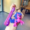 Little Pony My Keychain Lovely Silicone Cartoon Bag Charm For Occasions All