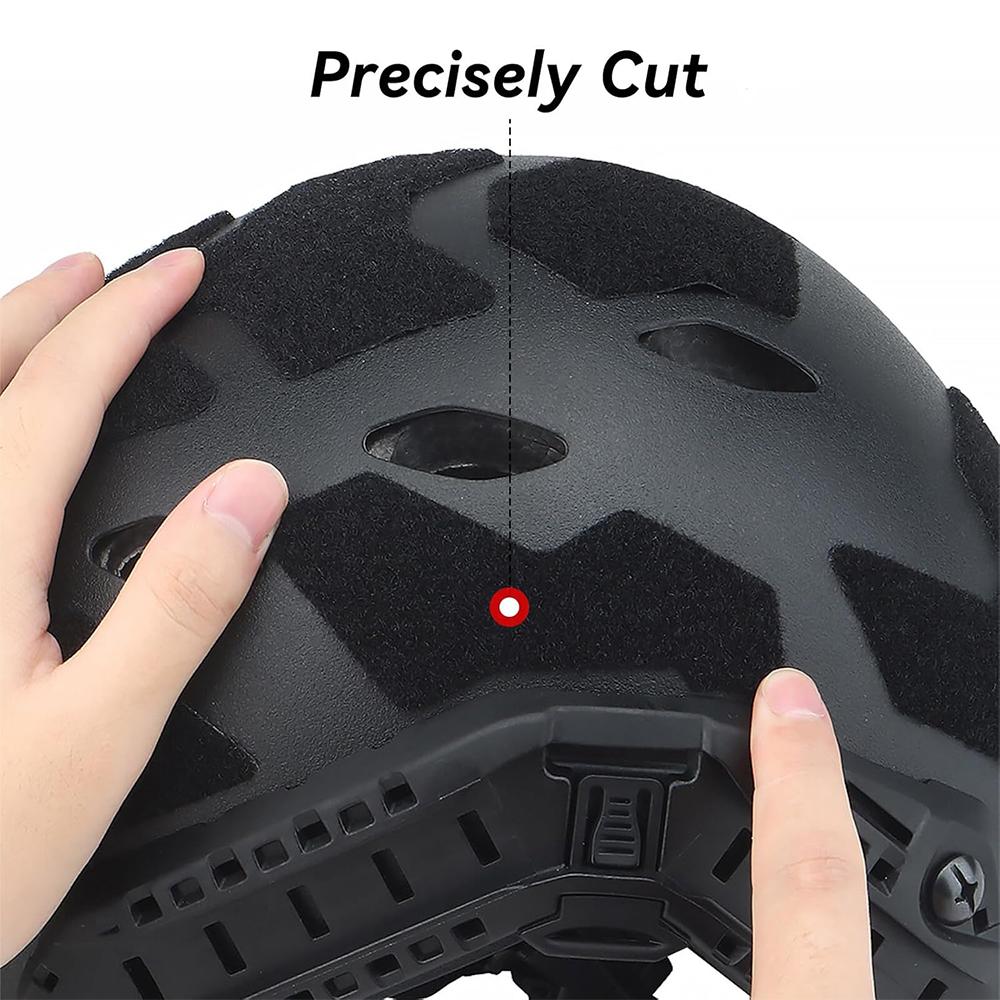 11 adet FAST Kask Sihirli Etiket Airsoft Kask Yamaları Kanca ve Cırt Cırtlı FAST Taktik Kask Aksesuarları için Yapışkanlı