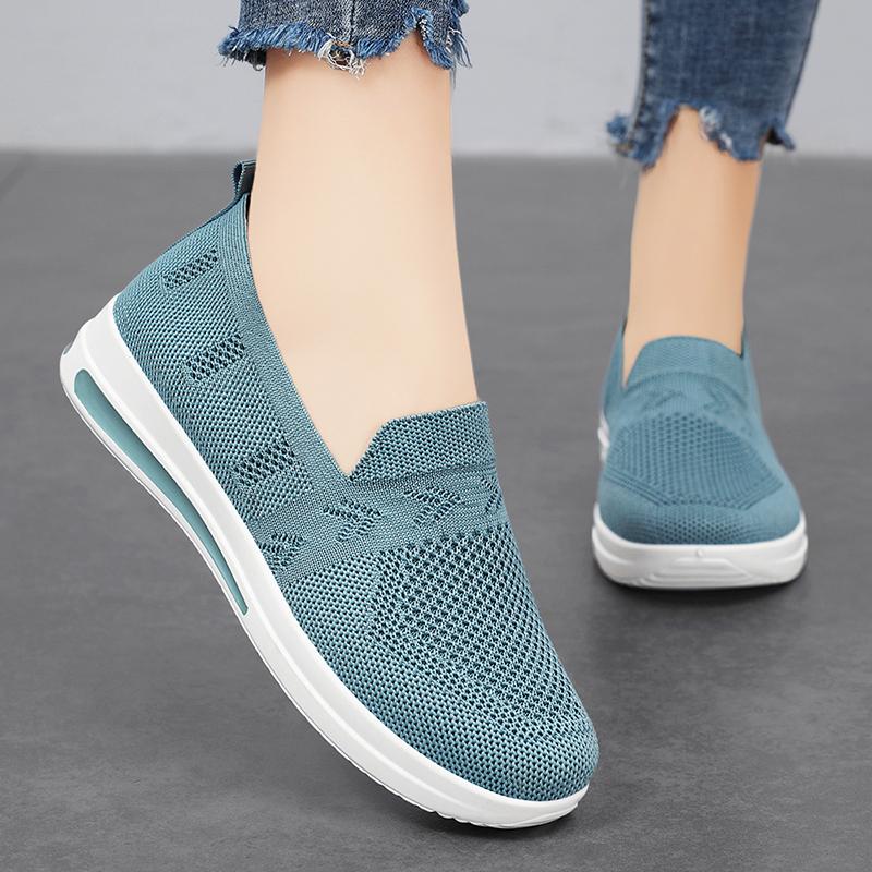 Fashion Women's Shoes 2025 Spring New Middle Aged and Elderly Mom Shoes Soft Soled Breathable Women's Casual ShoesSports Shoes