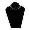 Europe, America, Irregular Turquoise Neck Chain Necklace Women, Popular New Handmade Personalized Items