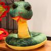 Chinese New Year Zodiac Snake Plush Doll Fun Colorful Boa Constrictor Reptile Plush Toy Home Decor Gift for Girl Boy