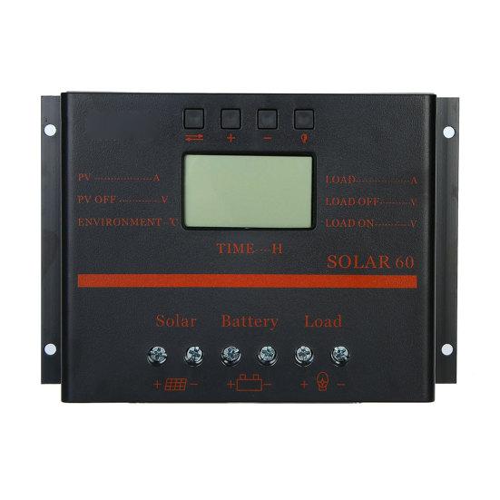 

PWM 60A 12 В/24 В фотоэлектрическая солнечная батарея, регулятор заряда панели управления