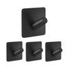 4 Pack Bathroom Kitchen Towel Hooks Waterproof Stainless Steel Heavy Duty Adhesive Hook
