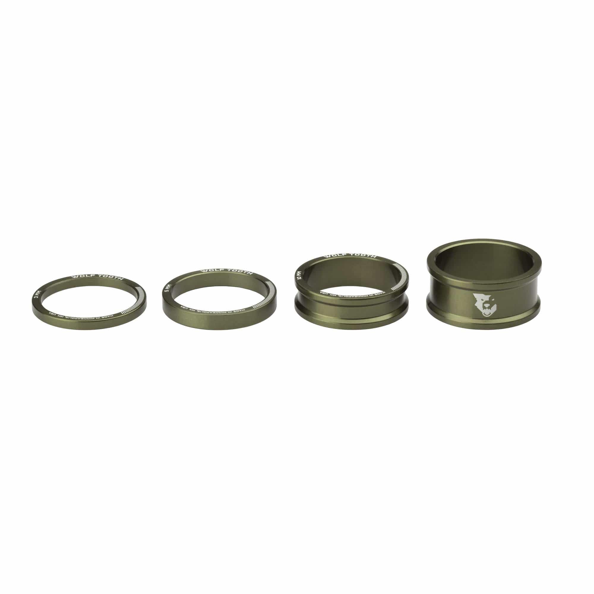 

Wolf Tooth Spacer Kit Raw Silver 3, 5, 10, 15mm, U1SPACER-RSIL-KIT1