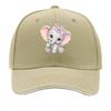 Pastel Baby Elephant Garden Charm Sandwich Baseball Cap Sun Cap Outdoor Workouts Hat