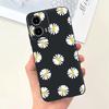 For Moto G34 5G Case Soft Silicone Shockproof Women Daisy Flower Back Cover for Motorola Moto G24 Power TPU Capas for Moto G04