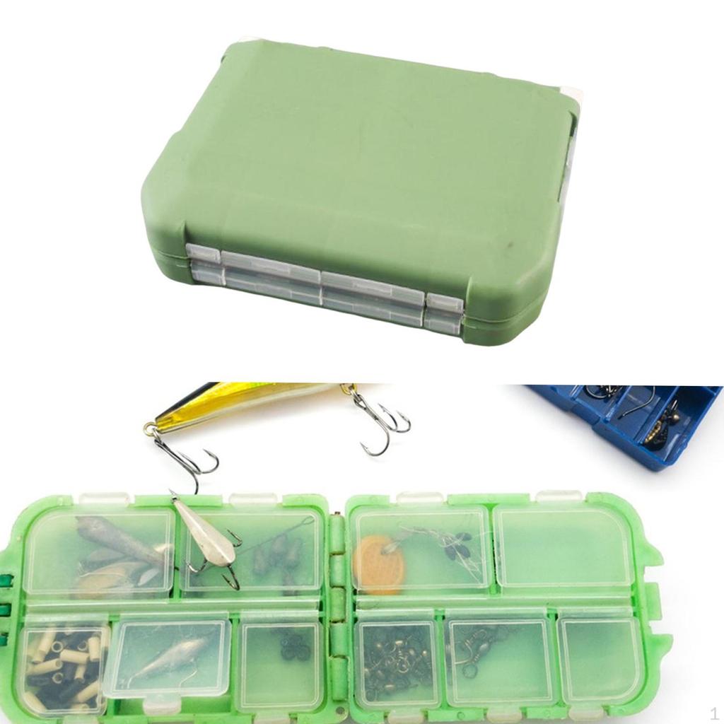 Fishing Tackle Box Accessories Tool Organizer Compartments Hardware Parts Compact with