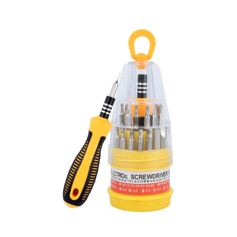31 In 1 Magnetic Screwdriver Set Cross Slotted Mini Repair Hand Tools