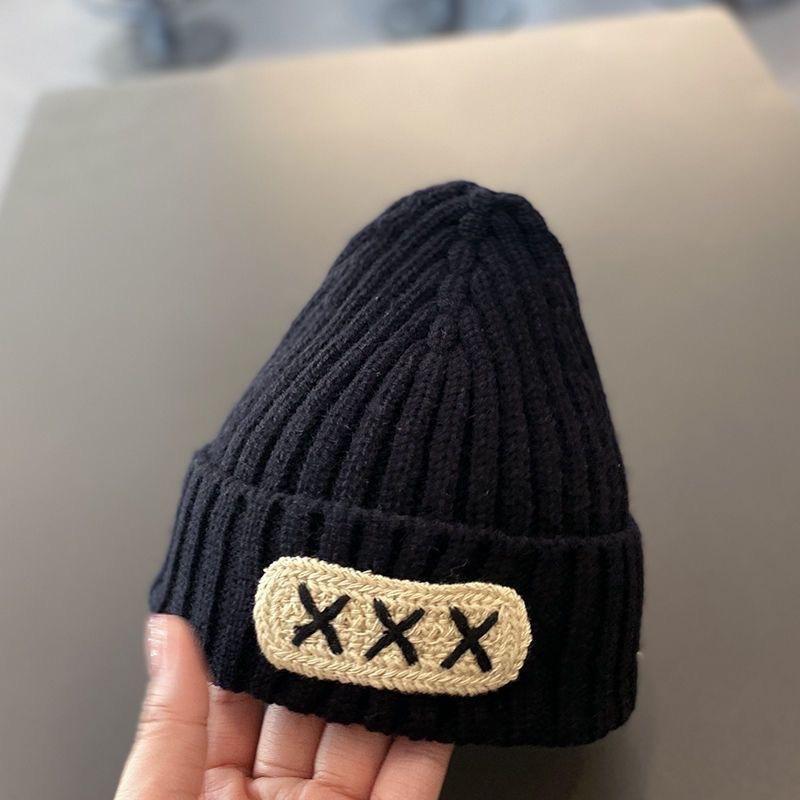 Baby hat autumn and winter children's wool hat cute knitted hat girls pullover hat infant warm hat