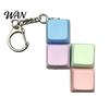 Decompress Fidget Toy Colorful Keyboard Toys Mechanical Button Clicker Keychain Travel Stress Creative for Adults Work Anxiety Relief Mental