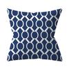 Navy Blue Mandala Nordic Geometric Pillowcase 45x45 Cushion Cover Decorative Pillow Sofa Cushion Home Decor Polyester