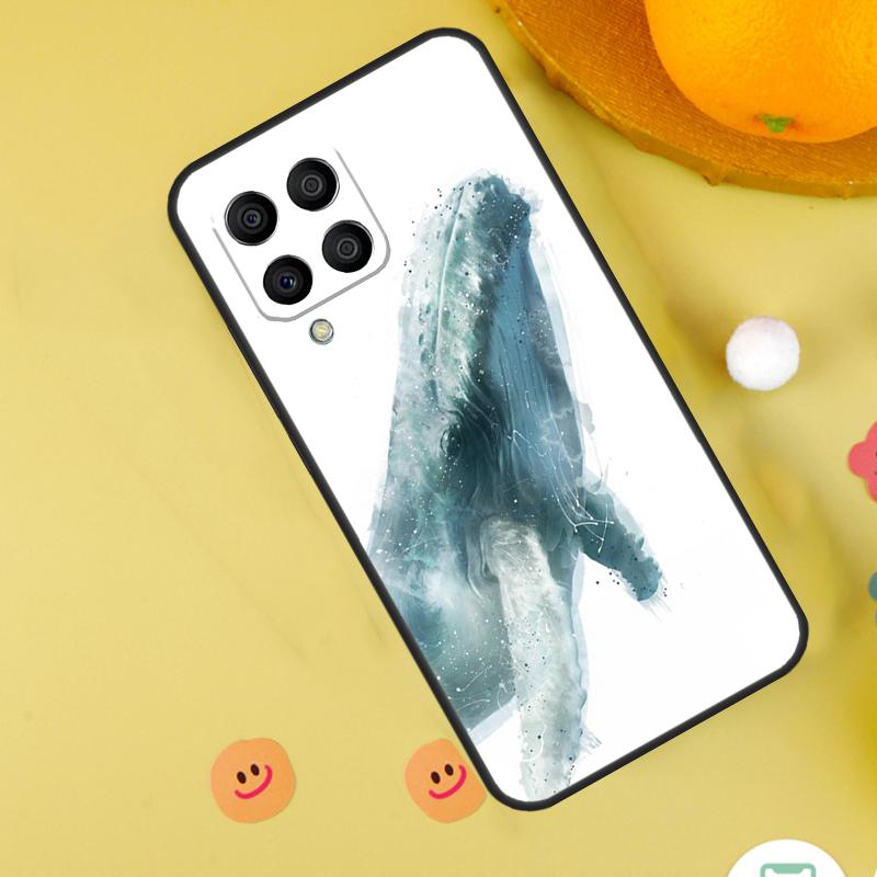Cartoon Whale Case For Samsung Galaxy M15 M35 M55 M11 M14 M34 M54 M31 M13 M53 M51 M12 M32 M52 M16 M36 M56